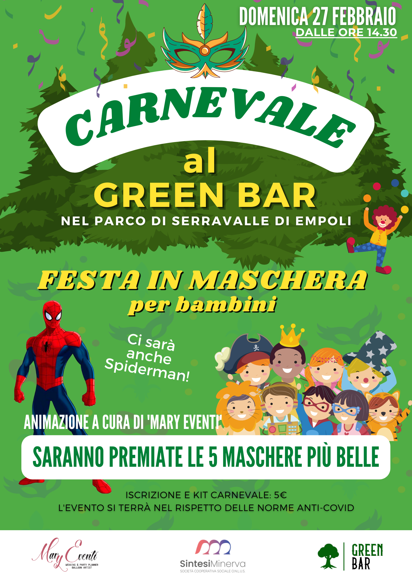 Un Carnevale 'Green': festa in maschera per bambini al Parco di ...